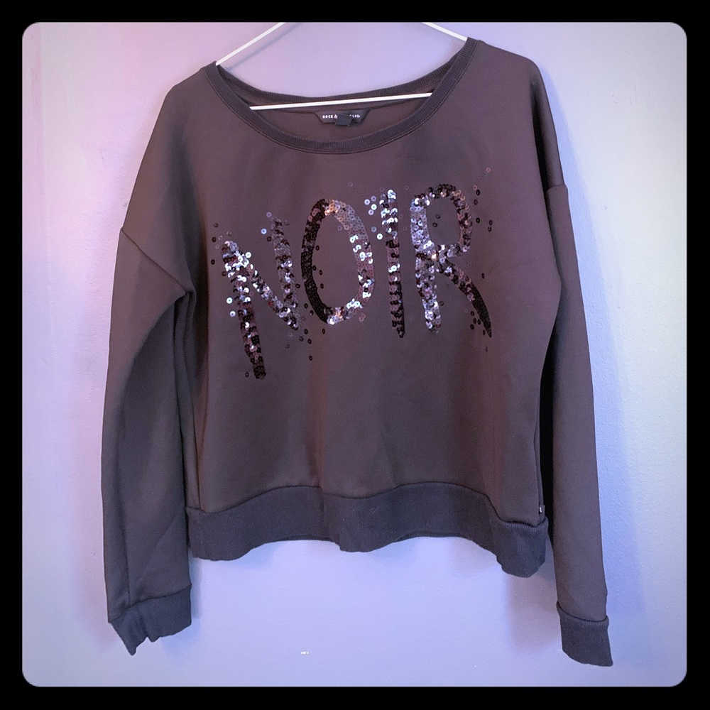 Black sweater w/ sequins